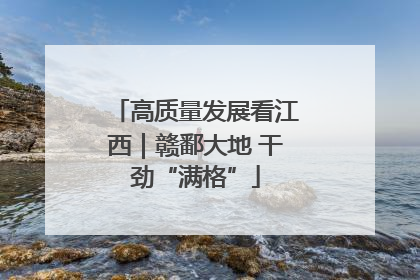 高质量发展看江西｜赣鄱大地 干劲“满格”