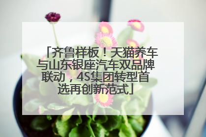 齐鲁样板！天猫养车与山东银座汽车双品牌联动，4S集团转型首选再创新范式