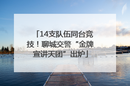 14支队伍同台竞技！聊城交警“金牌宣讲天团”出炉
