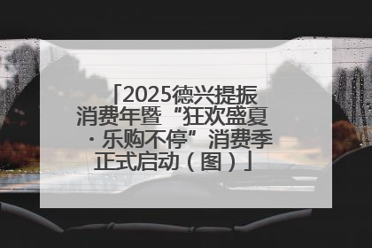 2025德兴提振消费年暨“狂欢盛夏・乐购不停”消费季正式启动（图）
