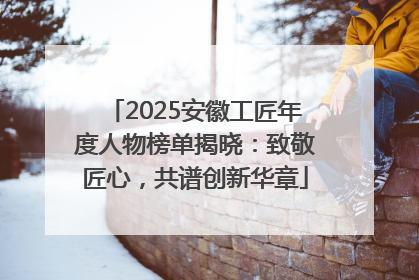 2025安徽工匠年度人物榜单揭晓：致敬匠心，共谱创新华章