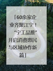 60余家企业齐聚江宁！“宁工品推”开启消费惠民与区域协作新篇