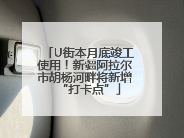 U街本月底竣工使用！新疆阿拉尔市胡杨河畔将新增“打卡点”